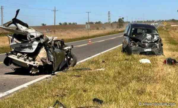 Un impactante choque frontal en Tres Arroyos dejó dos víctimas fatales