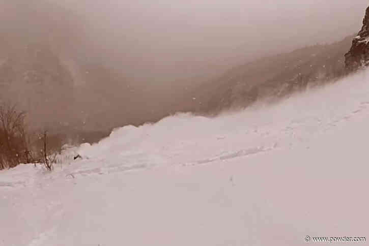 Vermont Snowboarder Triggers Large Avalanche