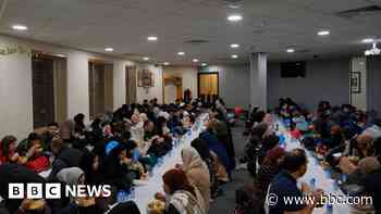 Open Iftar event takes place at football stadium