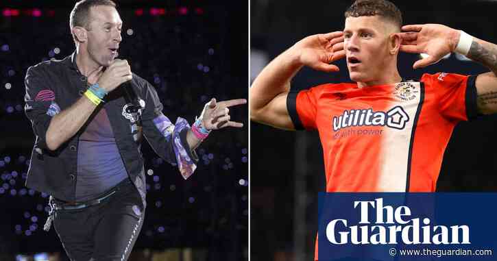 And it was all … orange? Luton fans ask Coldplay for new Yellow lyrics