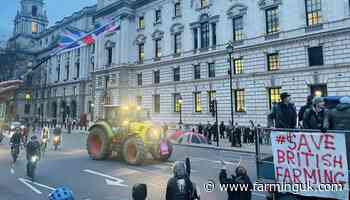 Over 100 tractors rally outside parliament as concern over policy grows
