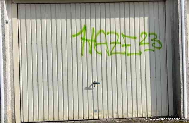 POL-SI: Unbekannte sprühen Graffitis auf Garagentore - #polsiwi