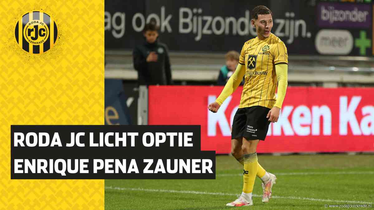 Roda JC licht optie in contract Enrique Pena Zauner