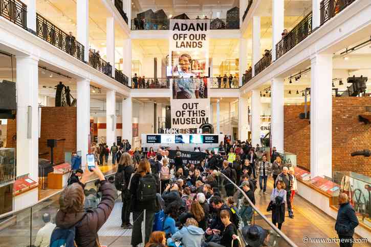 Activists Protest at London Science Museum Over New Sponsor Adani