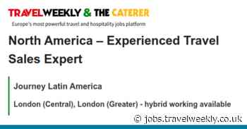 Journey Latin America: North America – Experienced Travel Sales Expert