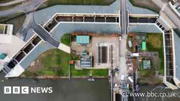 Work on 'England's largest' fish pass complete