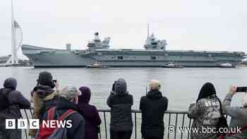 Aircraft carrier arrives back after Nato exercises
