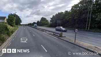 Man in 80s dies in two-car A27 crash