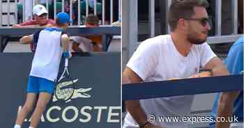 Jannik Sinner accidentally hits his own physio in the private parts at Miami Open