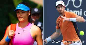 Emma Raducanu sends message to Andy Murray with Brit's career hanging by a thread