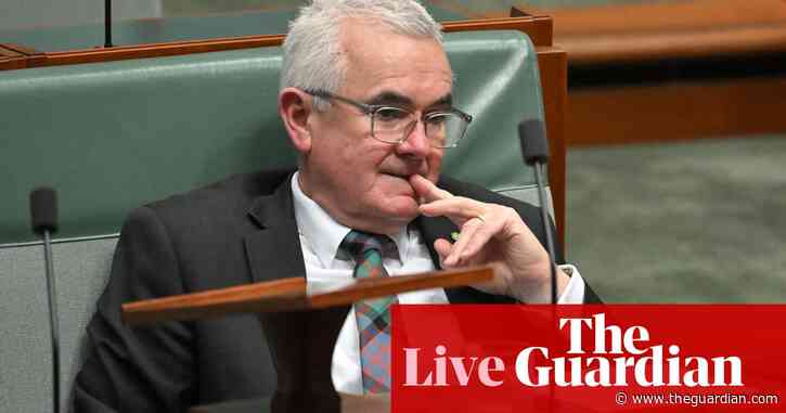 Australia politics live: Andrew Wilkie claims during question time that Labor ‘prevented’ him tabling documents about AFL drug tests