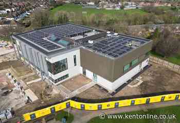 Drone images show progress made on new £24m leisure centre