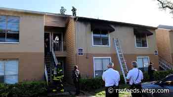 Firefighter taken to the hospital after Tampa apartment fire