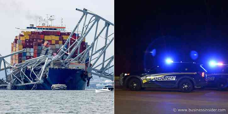 Dispatch audio reveals the intense moment on-site officers realized a 984-ft ship was about to crash into Baltimore's biggest bridge