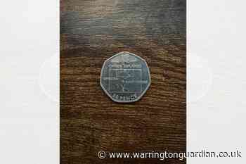 Rare 50p coin for sale on eBay by Warrington resident