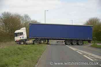 Lorry driver who blocked A361  route has left company