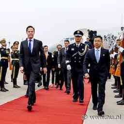 Rutte spreekt zich in Peking uit over NAVO-baan: 'Ben oude vriend van China'