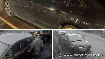 Videos released after around 30 cars vandalised in Bury