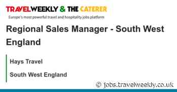 Hays Travel: Regional Sales Manager - South West England
