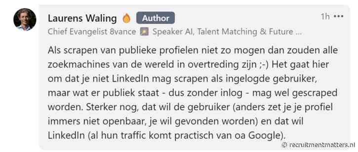 8vance weet wat LinkedIn en LinkedIn gebruikers willen. Of toch niet?