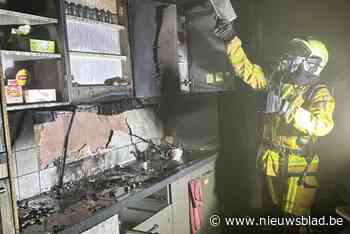 Brand breekt uit in keuken van Den Egger