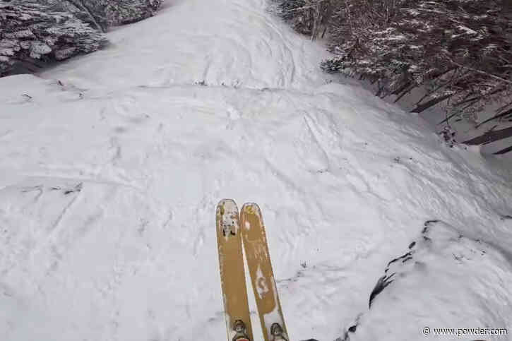 Vermont Skier Hits Huge Inbounds Gap And Lets 'Emotions Pour Out'