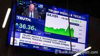 Trump Media & Technology: So extrem ist die Bewertung der Trump-Aktie