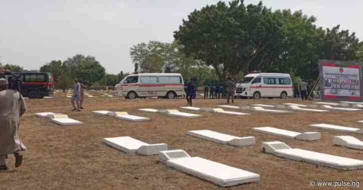 17 soldiers killed in Okuama community laid to rest at Abuja cemetery