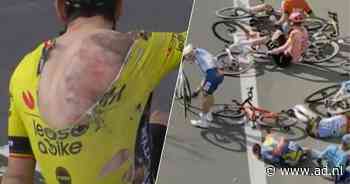 Drama voor Wout van Aert: Belg loopt breuken op bij zware val en moet Ronde van Vlaanderen en Roubaix vergeten