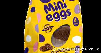 Cadbury Mini Eggs transformed into cookie form for Easter