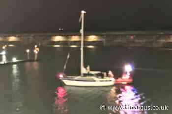 Brighton Marina: RNLI called to yacht fire off coast