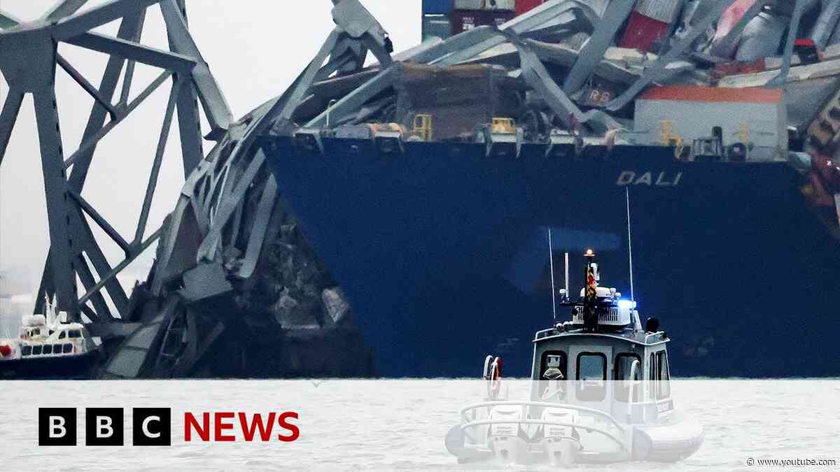 Baltimore bridge: Data recorder recovered from ship in Baltimore Key Bridge crash I BBC News