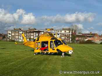Live: Air ambulance called as boy hit by car in Eastbourne