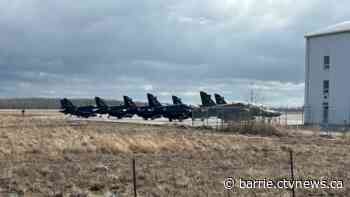 Fighter jets soar into Collingwood airport