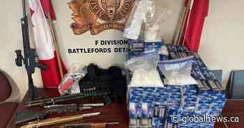Battlefords’ RCMP Gang Task Force seizes meth, firearms during search