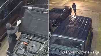 Video footage shows botched auto theft in North York