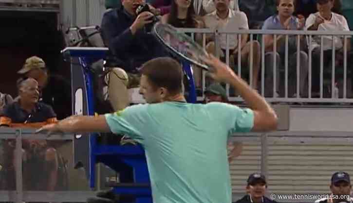 Watch: Hubert Hurkacz explodes over stunning call... Grigor Dimitrov's reaction wins!