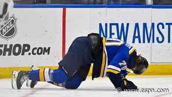 Torn ACL ends Blues forward Sundqvist's season