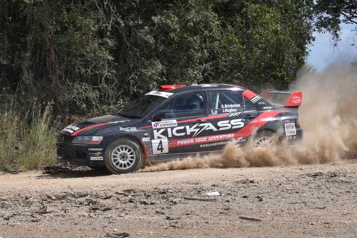 First round Queensland Rally Championship won by Brinkman and Hughes