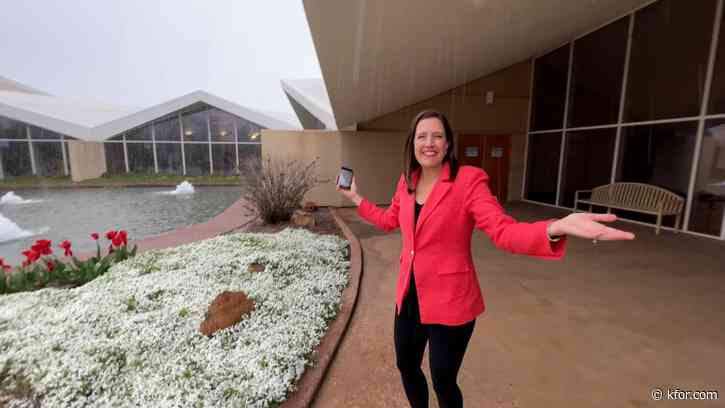 “It’s a rare, late March snow. A perfect day for weather school.”: KFOR's Emily Sutton talks weather at National Cowboy & Western Heritage Museum