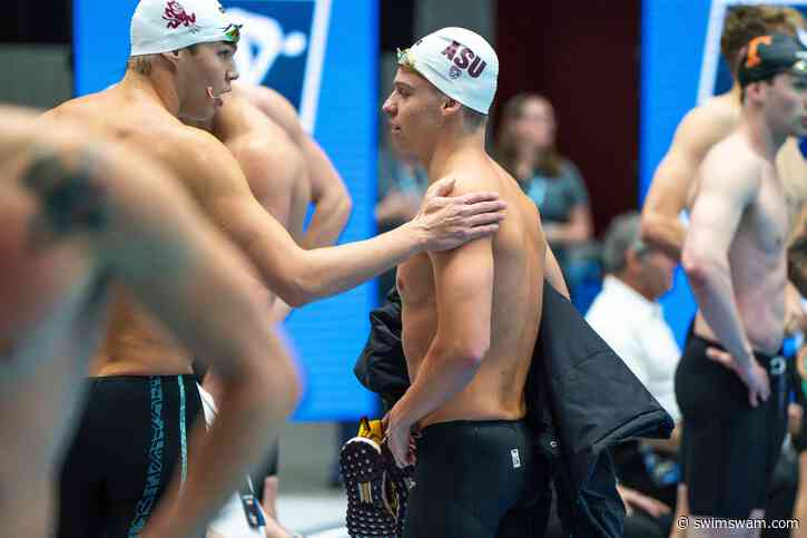 Hobson Breaks NCAA Record with 1:29.13 200 FR… Then Marchand Goes 1:28.97 in the Next Heat