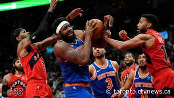 Knicks cruise past Raptors 145-101 in most lopsided home loss in Toronto's history