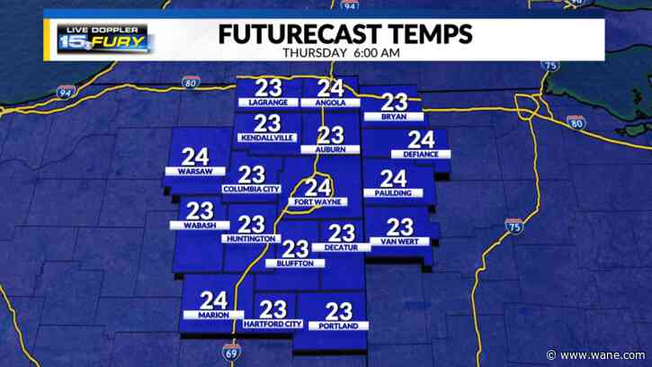 Cold morning will be followed by seasonable afternoon