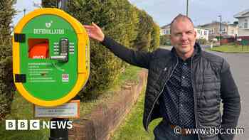 Defibrillator installed in memory of man's father