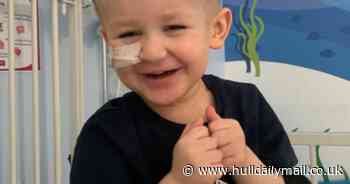 Family of Hull boy, 2, celebrate reaching halfway point to fund revolutionary cancer treatment