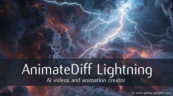 How to install AnimateDiff Lightning for local for AI video creation