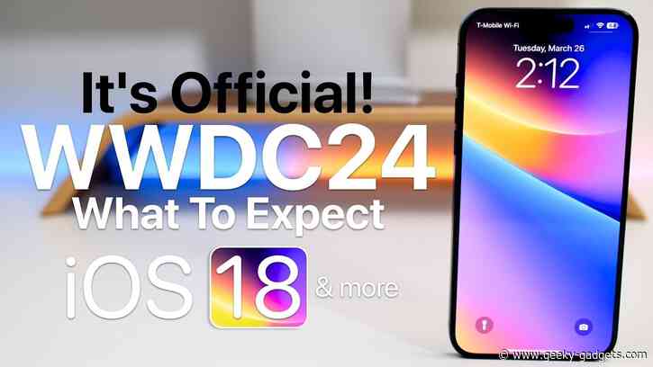 More Details on Apple’s WWDC 2024 and iOS 18 (Video)