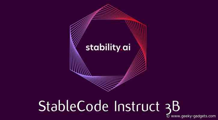 StableCode Instruct 3B Coding AI model introduced by Stability AI