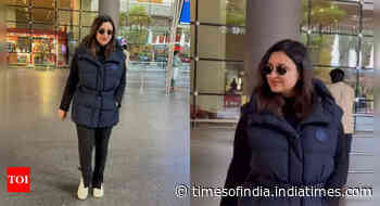 Parineeti sparks pregnancy buzz with airport look