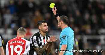 How many matches Bruno Guimaraes must negotiate to avoid Newcastle United ban